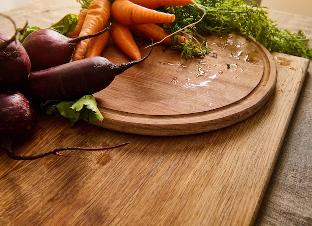 Deska do krojenia z warzywami